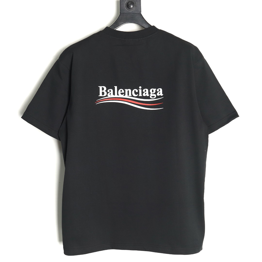 Balenciaga Coke wave print short sleeves TSK1