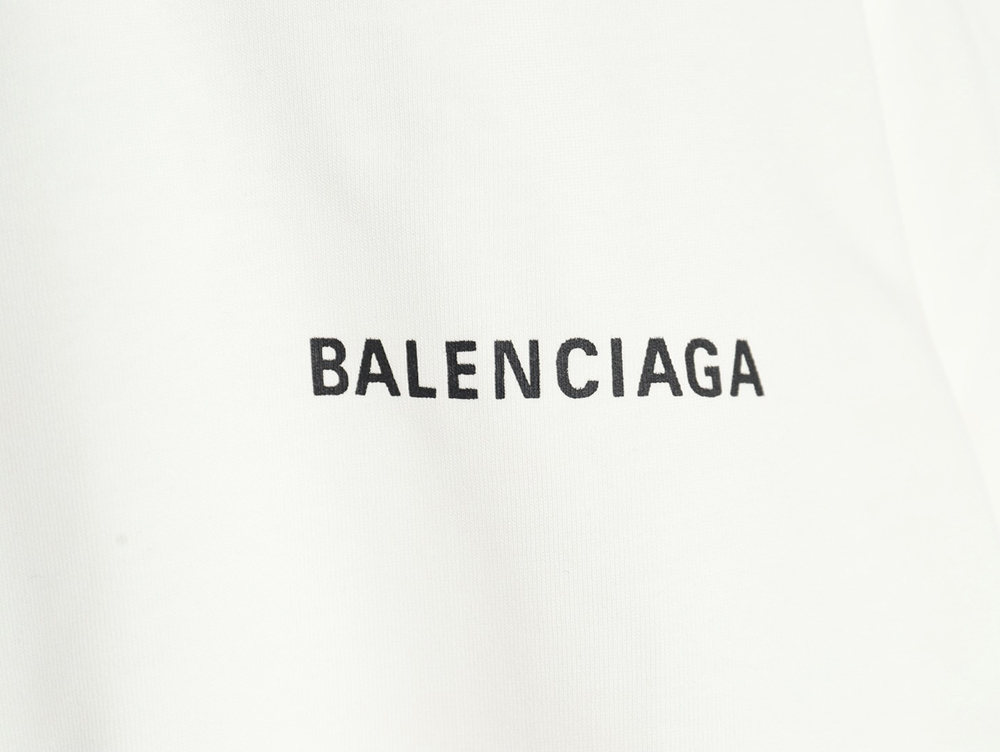 Balenciaga Letter Print Logo Short Sleeve