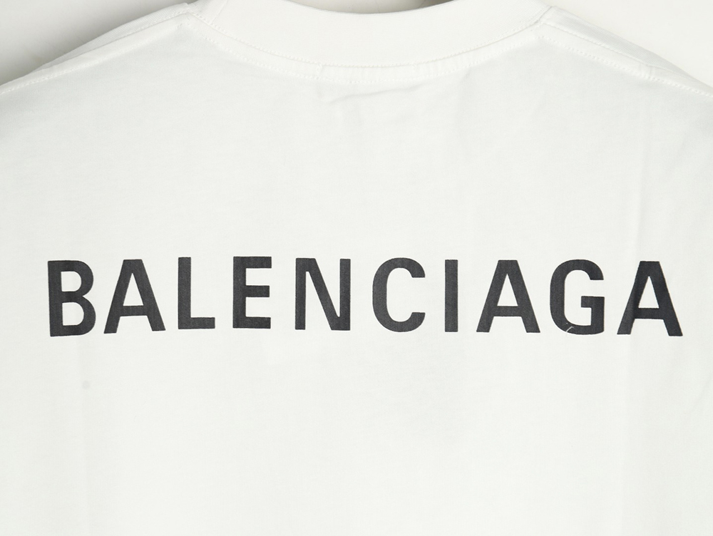 Balenciaga Letter Print Logo Short Sleeve