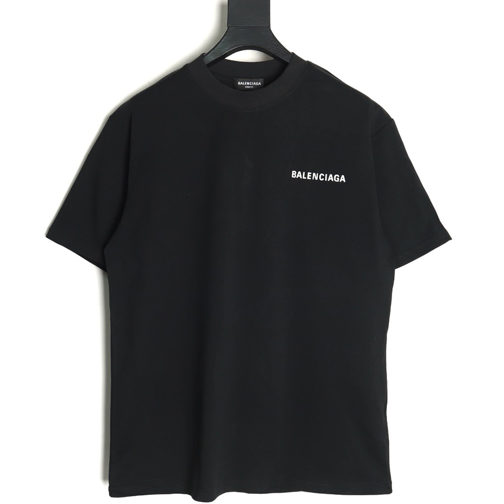 Balenciaga Letter Print Logo Short Sleeve TSK1