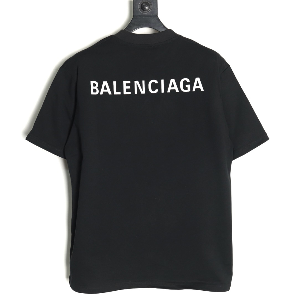 Balenciaga Letter Print Logo Short Sleeve TSK1