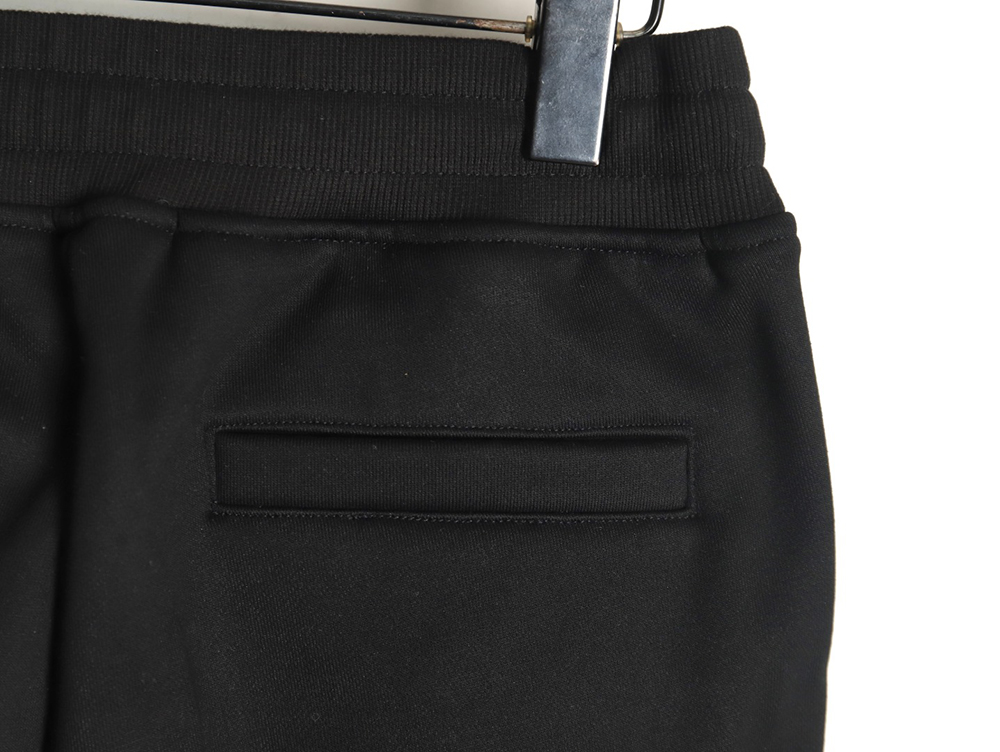 Dior round embroidery ribbon fleece trousers TSK1