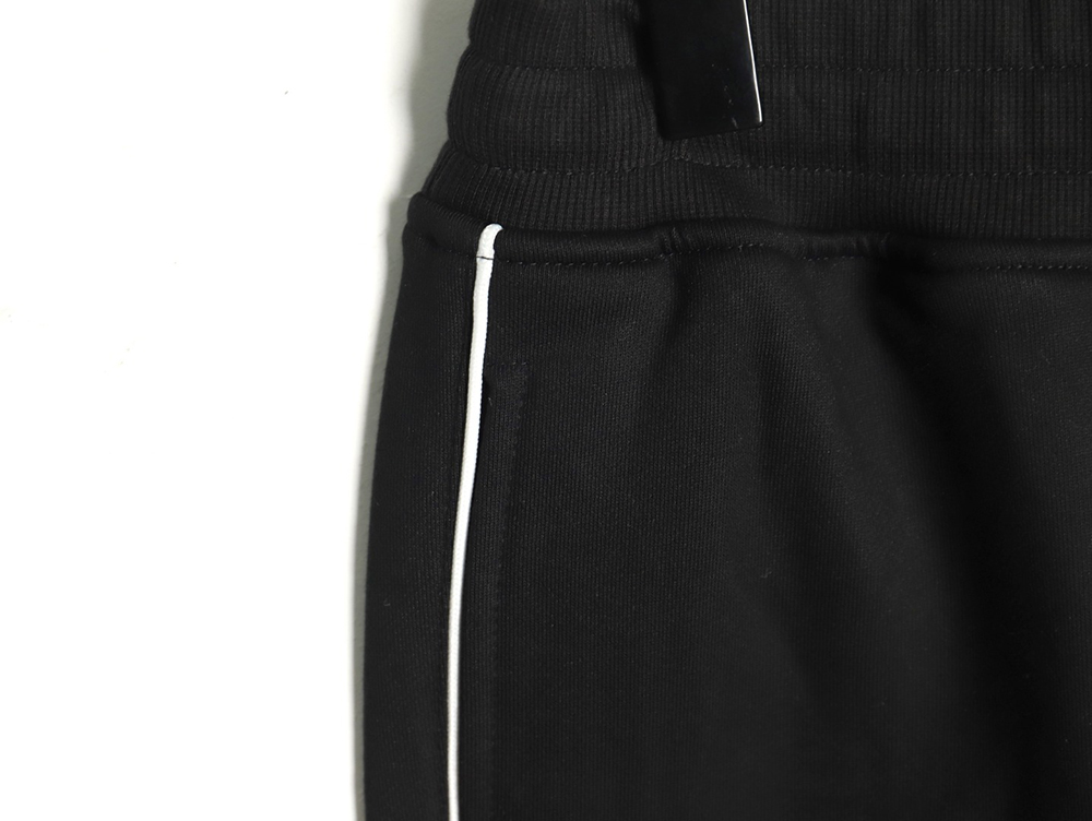 Dior round embroidery ribbon fleece trousers TSK1