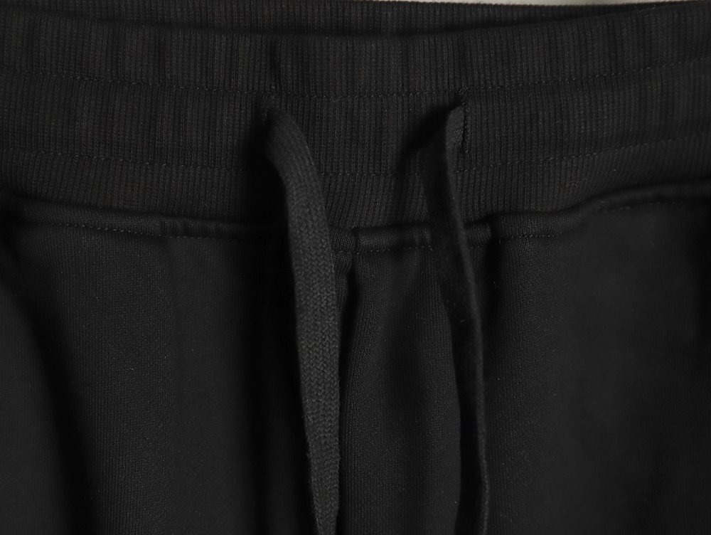 Dior round embroidery ribbon fleece trousers TSK1