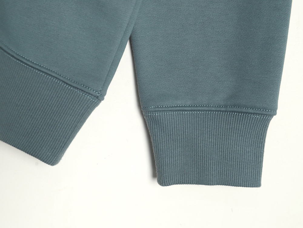 Dior Circular Embroidery Half Zip Stand Collar Sweatshirt TSK1