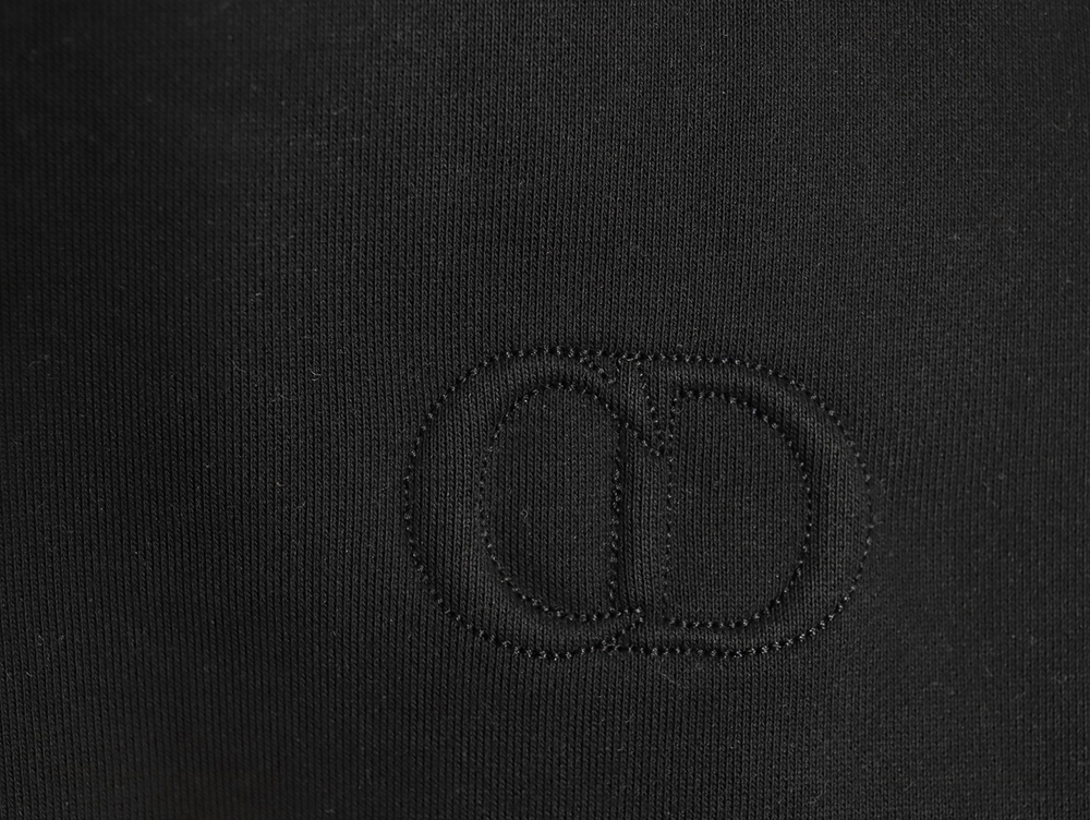Dior Circular Embroidery Half Zip Stand Collar Sweatshirt TSK2