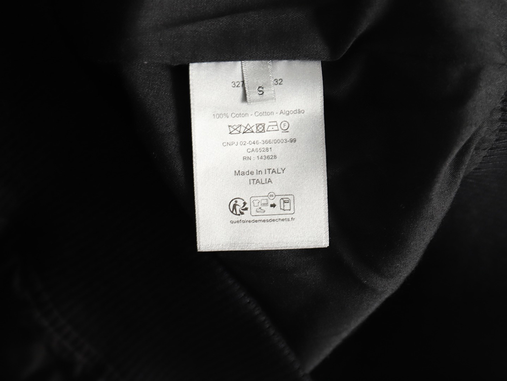 Dior letter print hooded windbreaker jacket TSK1