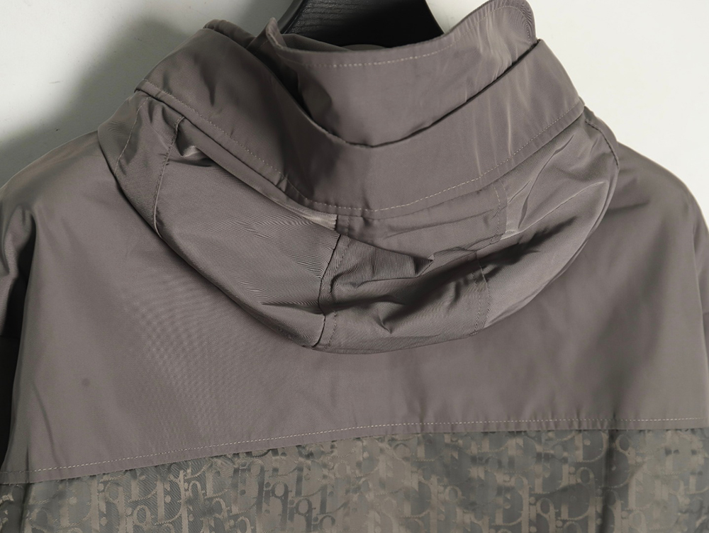 Dior half-zip embroidered all-over print jacket