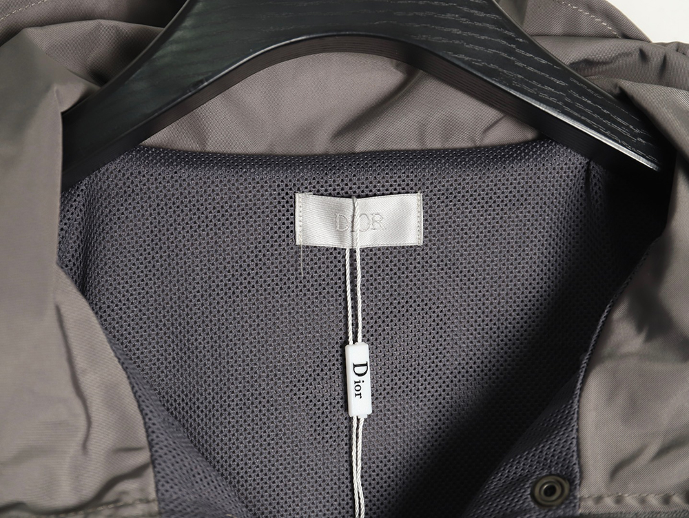 Dior half-zip embroidered all-over print jacket