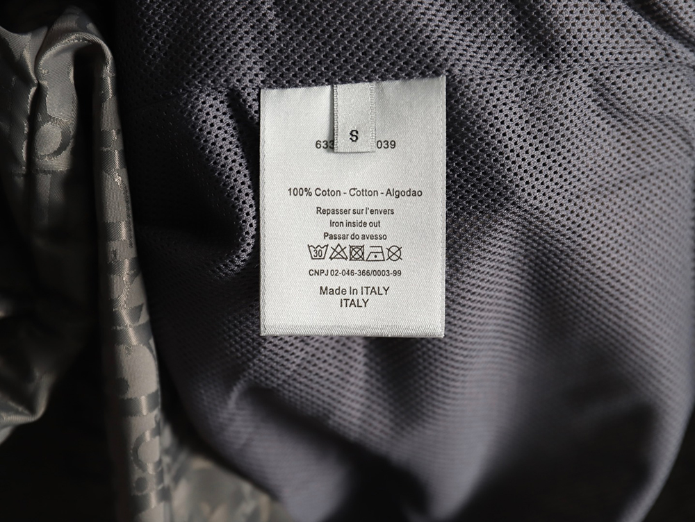 Dior half-zip embroidered all-over print jacket