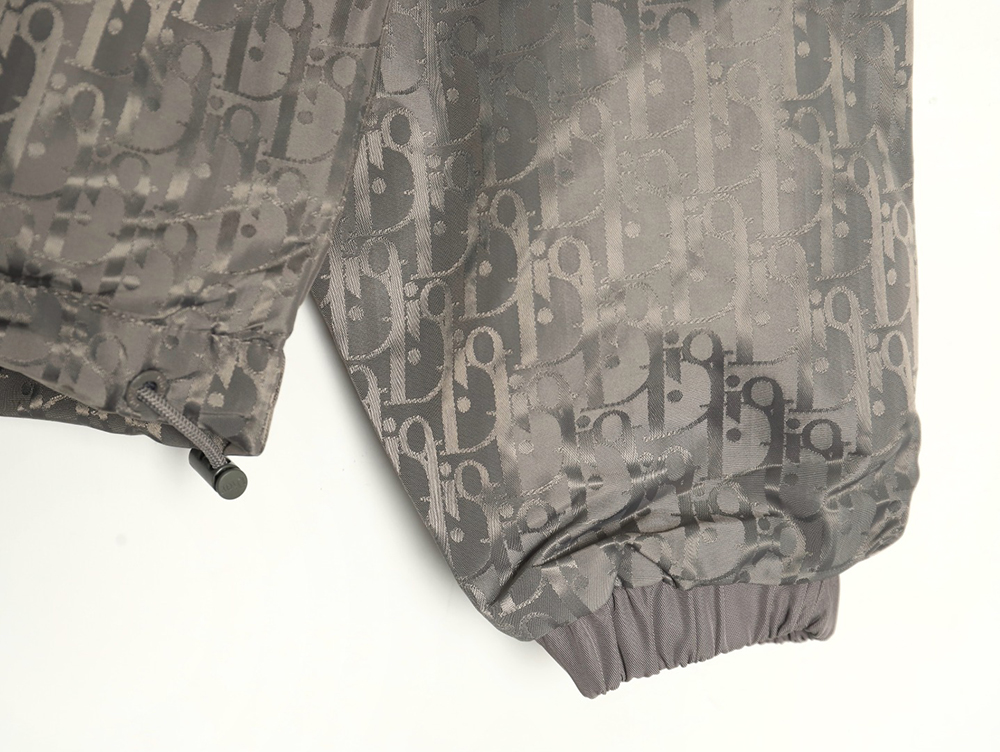 Dior half-zip embroidered all-over print jacket