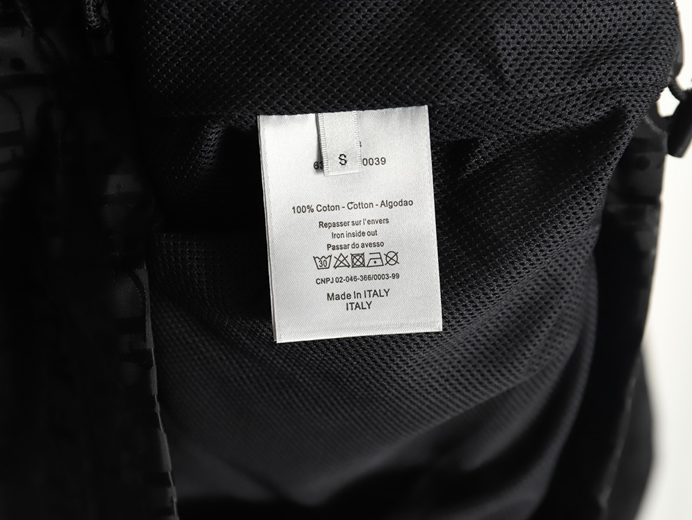 Dior half-zip embroidered all-over print jacket TSK1