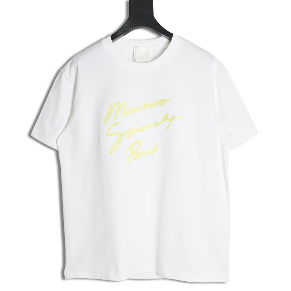Givenchy embroidered letter logo short-sleeved T-shirt