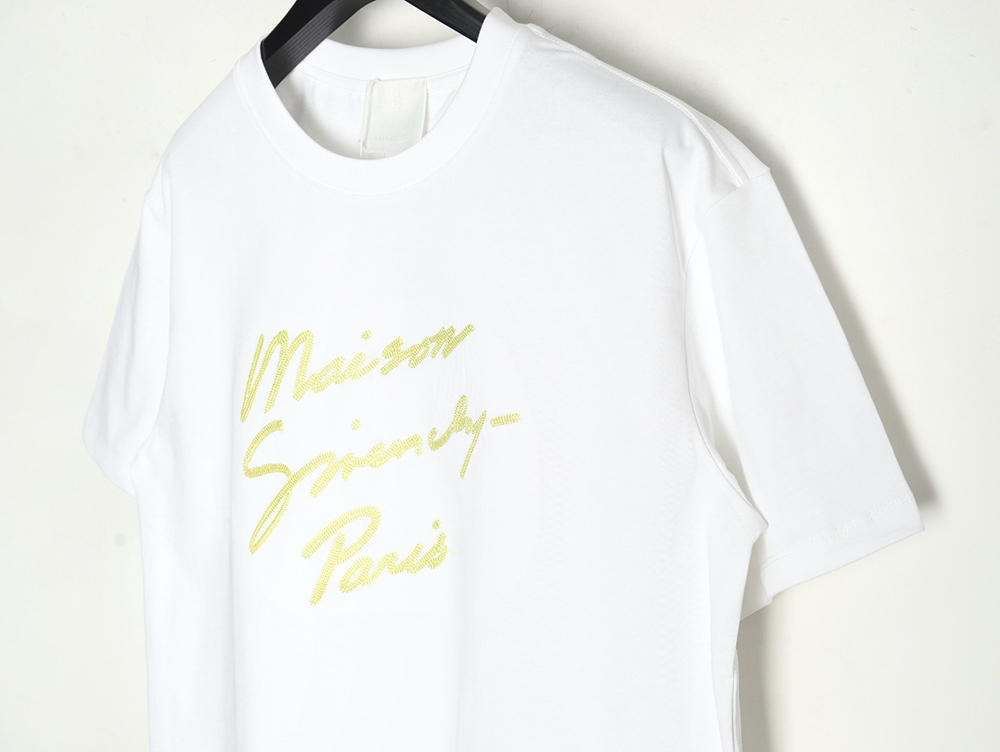 Givenchy embroidered letter logo short-sleeved T-shirt