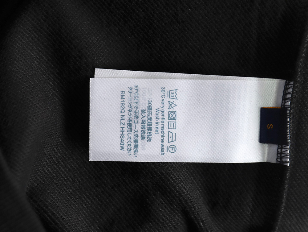 Louis Vuitton monogram stitching round neck long-sleeved T-shirt