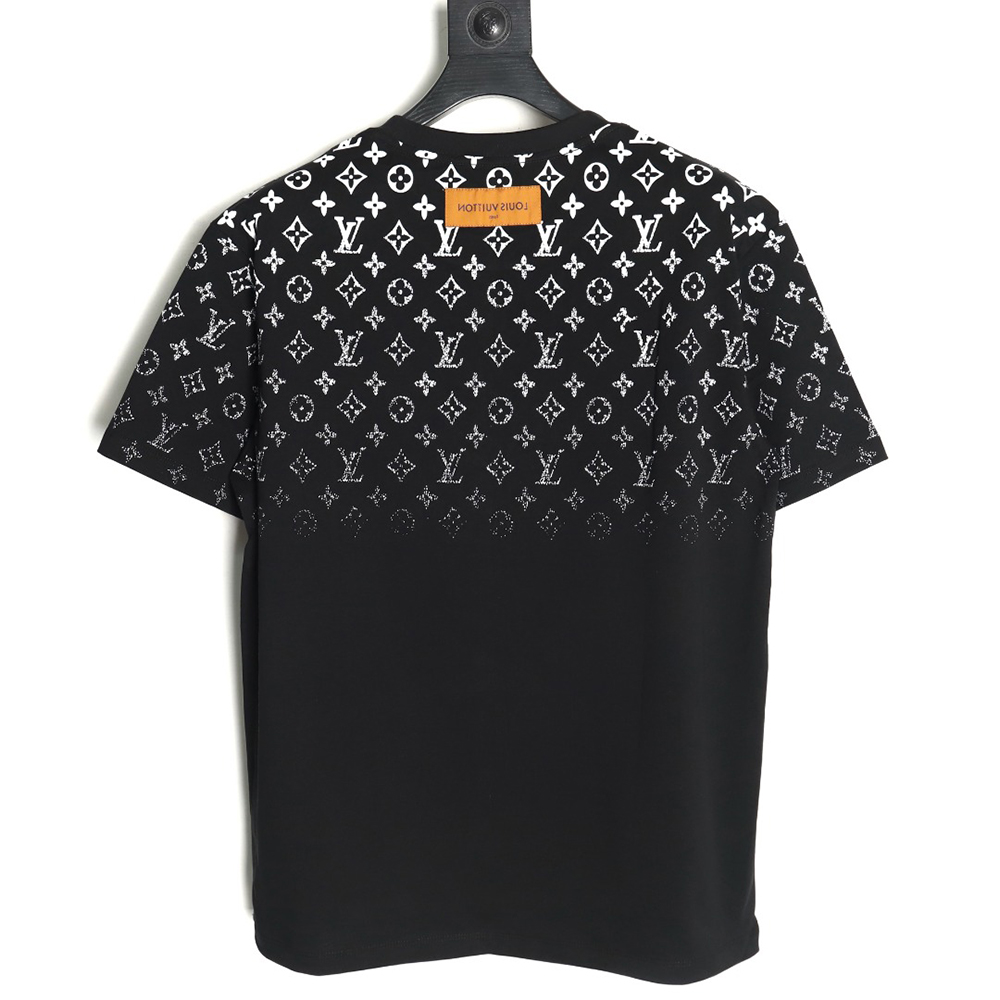 Louis Vuitton gradient full print monogram short-sleeved T-shirt TSK1