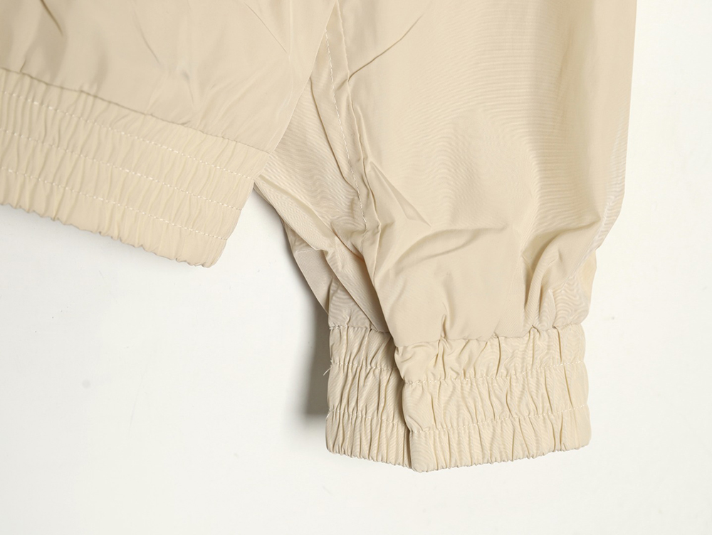 Prada Embroidered Logo Zip-Up Jacket