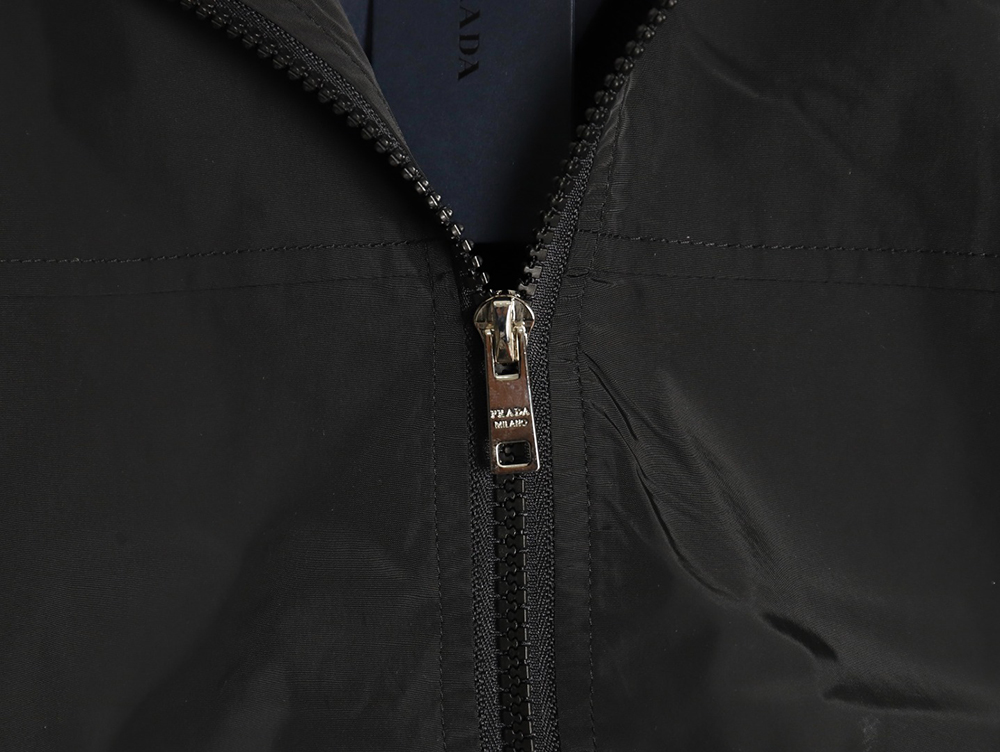 Prada Embroidered Logo Zip-Up Jacket TSK1