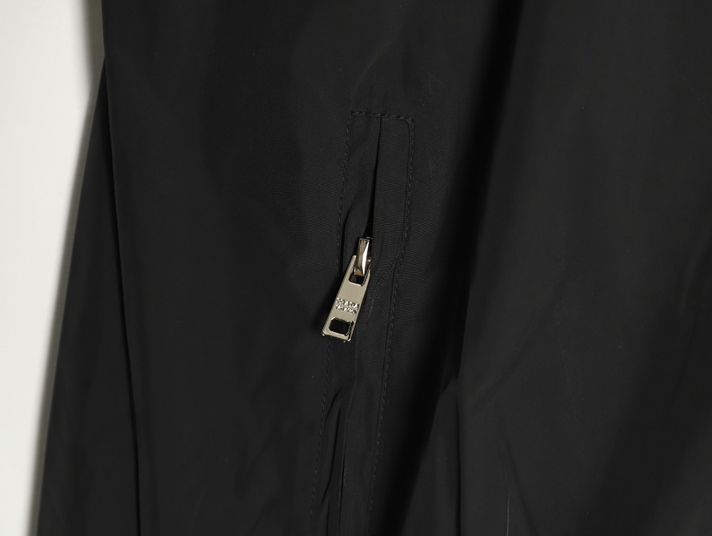 Prada Embroidered Logo Zip-Up Jacket TSK1
