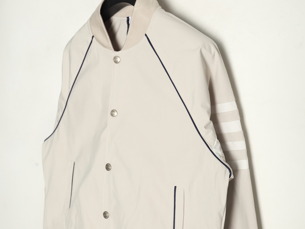 Thom Browne four-bar bomber jacket