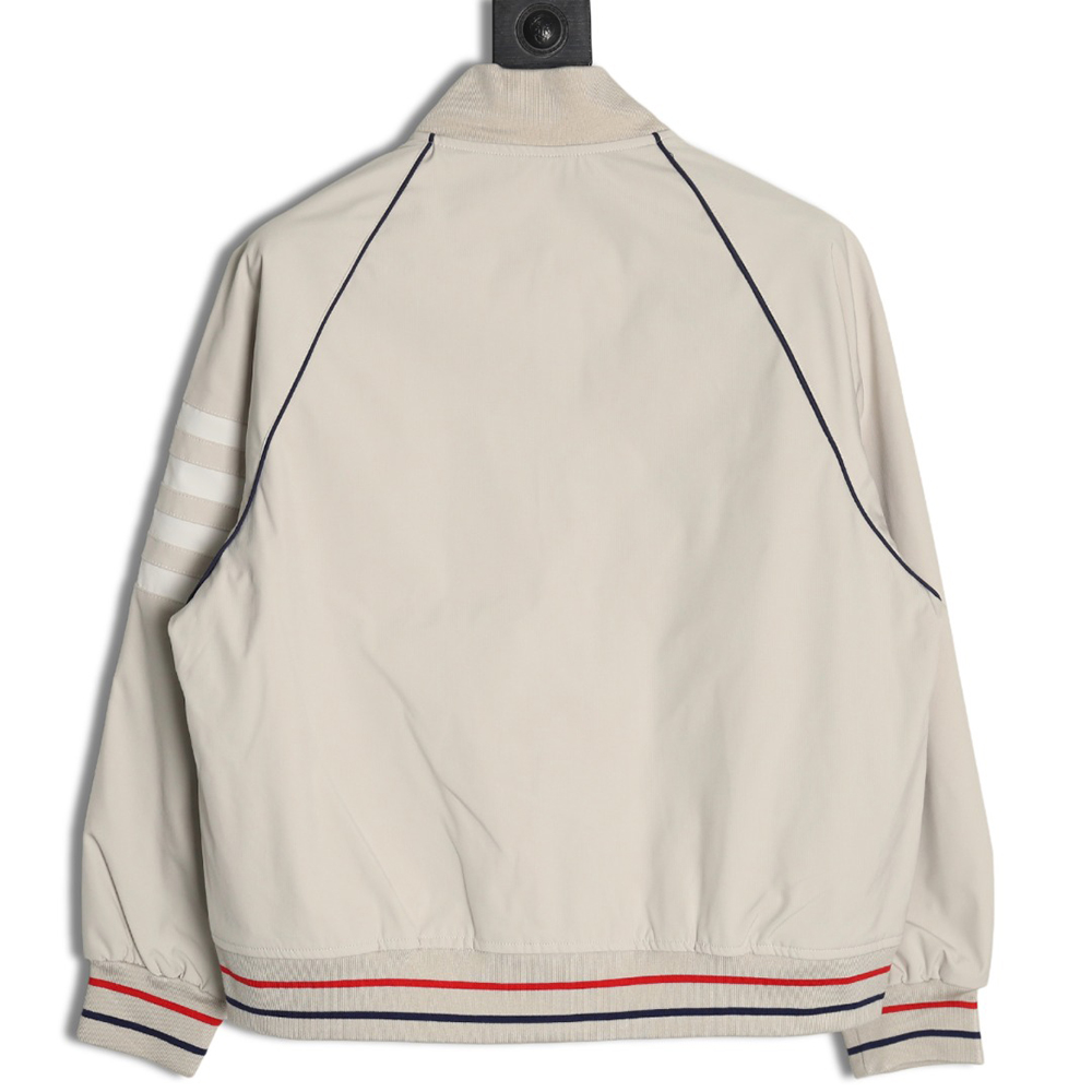 Thom Browne four-bar bomber jacket