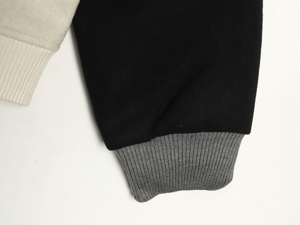 Thom Browne patchwork 4-bar baseball jersey jacket TSK1