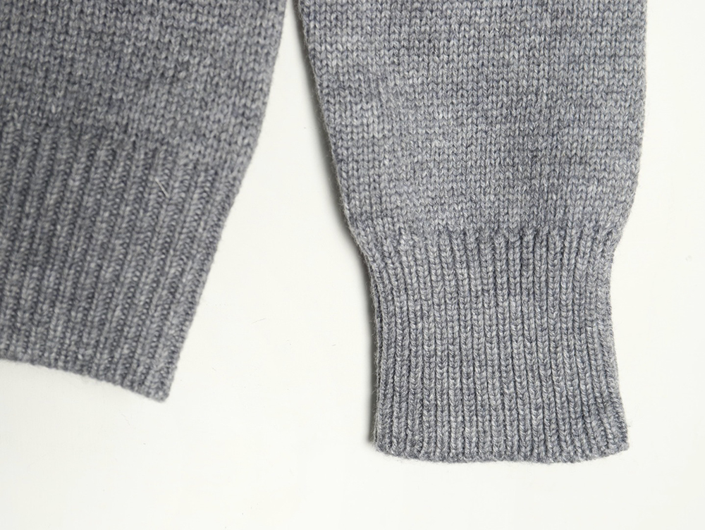 Burberry Equestrian Knight Logo Cashmere Blend Crew Neck Sweater