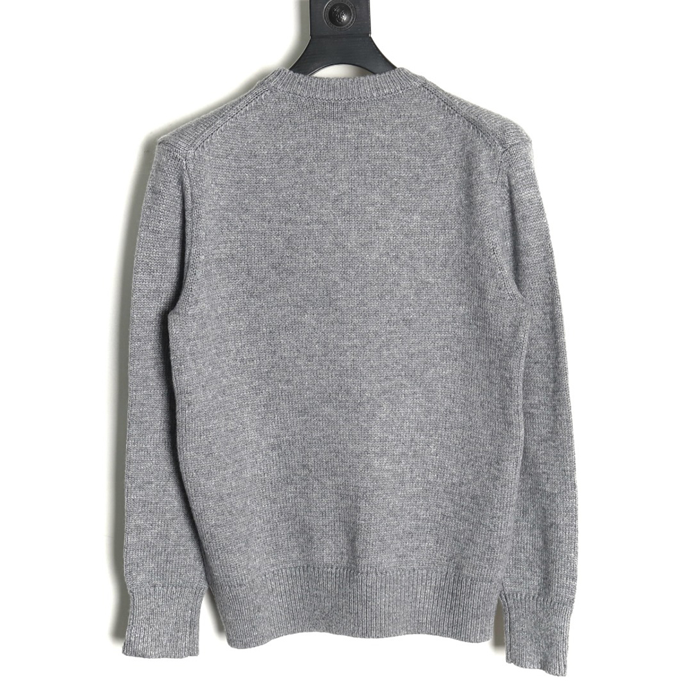 Burberry Equestrian Knight Logo Cashmere Blend Crew Neck Sweater