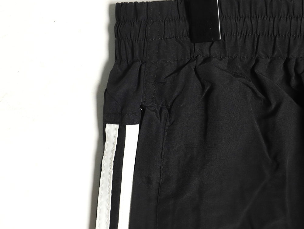Balenciaga double hook embroidered colorblock trousers
