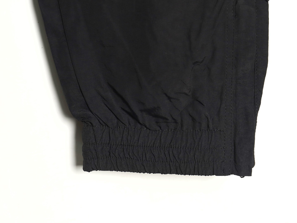 Balenciaga double hook embroidered colorblock trousers