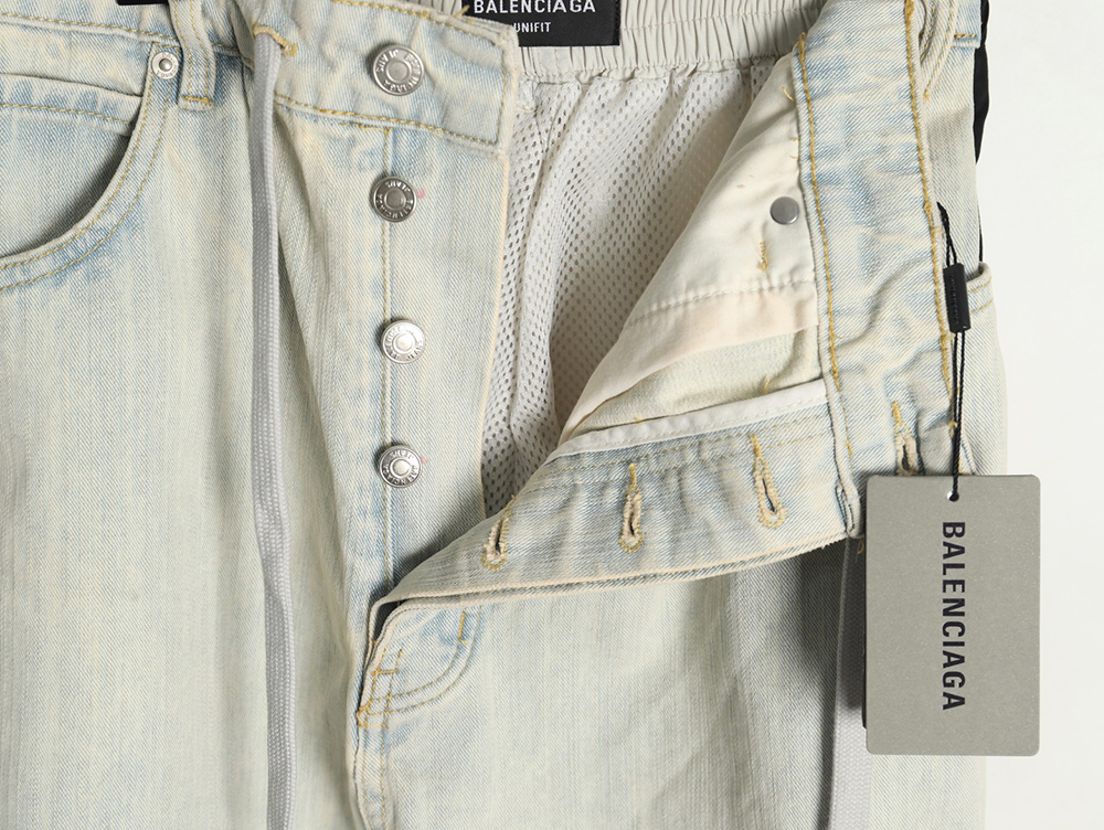 Balenciaga new patchwork jeans