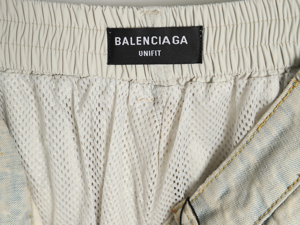 Balenciaga new patchwork jeans