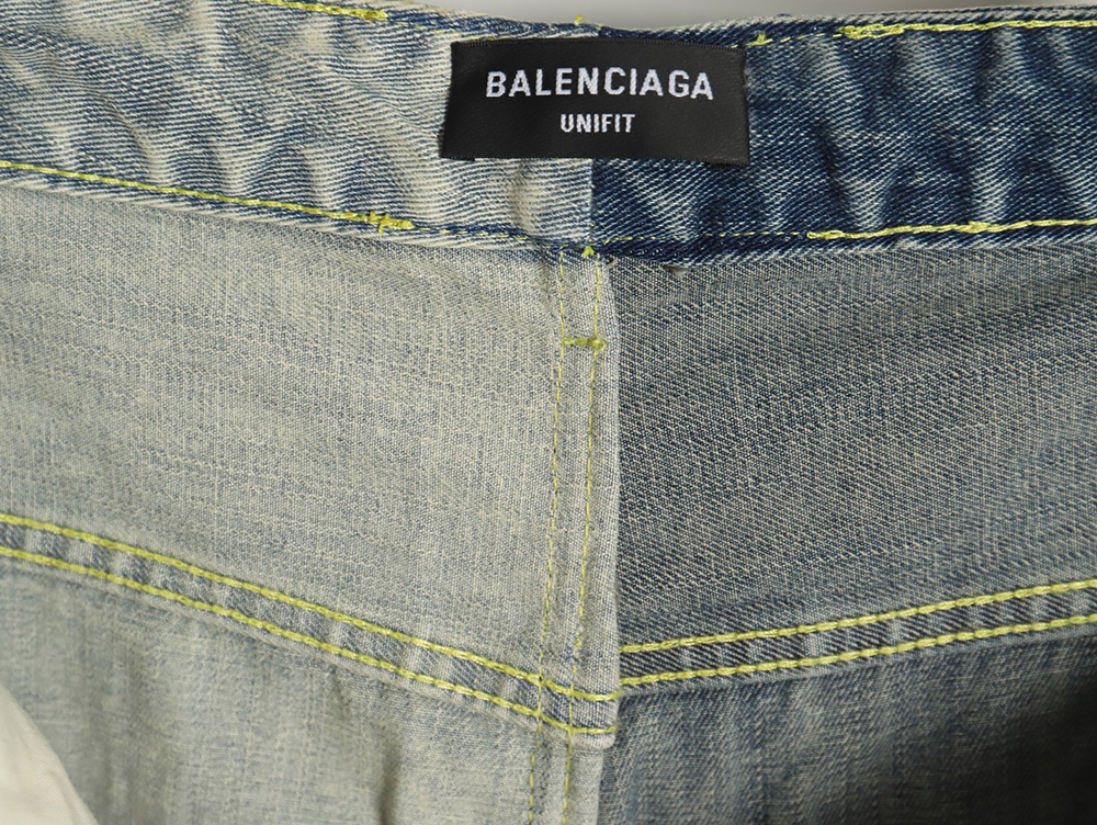 Balenciaga panelled denim trousers