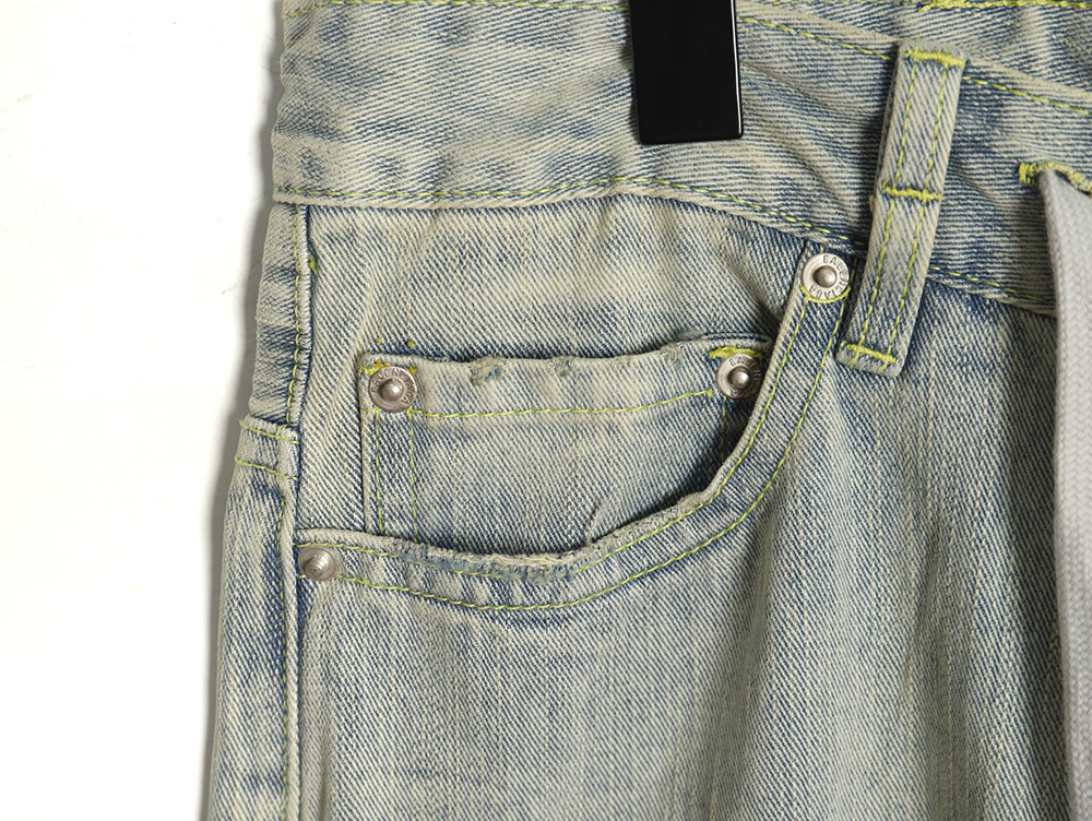 Balenciaga panelled denim trousers