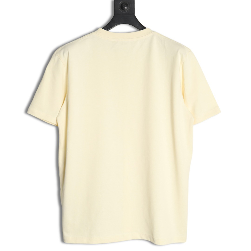 Dior cursive embroidered letters short-sleeved T-shirt TSK1