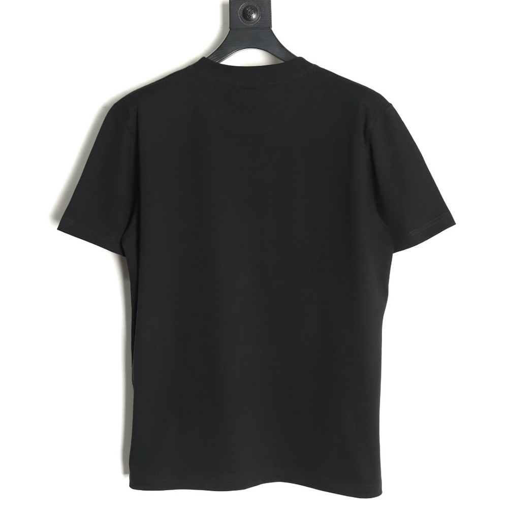 Dior cursive embroidered letters short-sleeved T-shirt TSK4