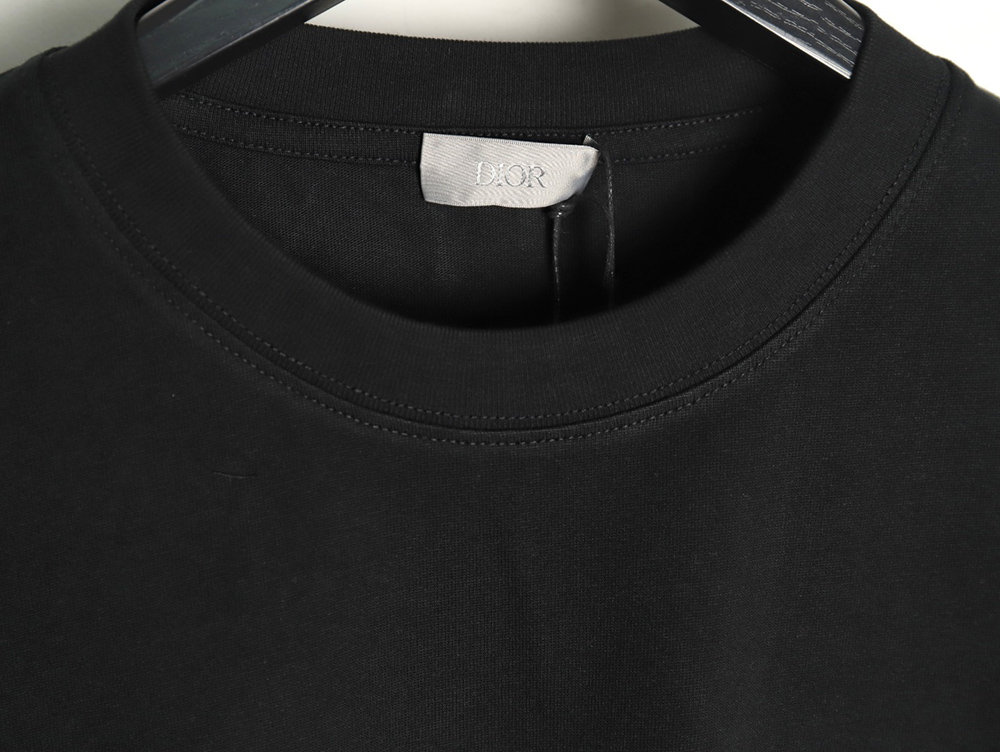 Dior cursive embroidered letters short-sleeved T-shirt TSK4