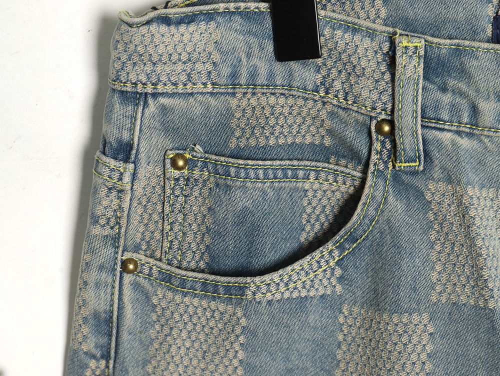 Louis Vuitton Checkerboard Jeans