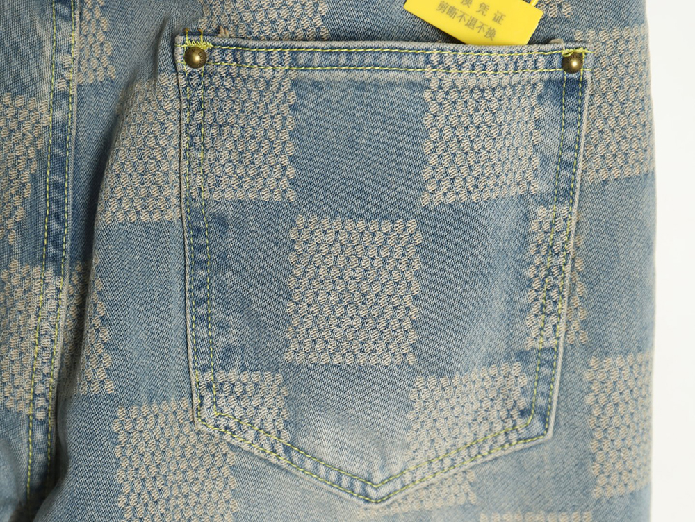 Louis Vuitton Checkerboard Jeans