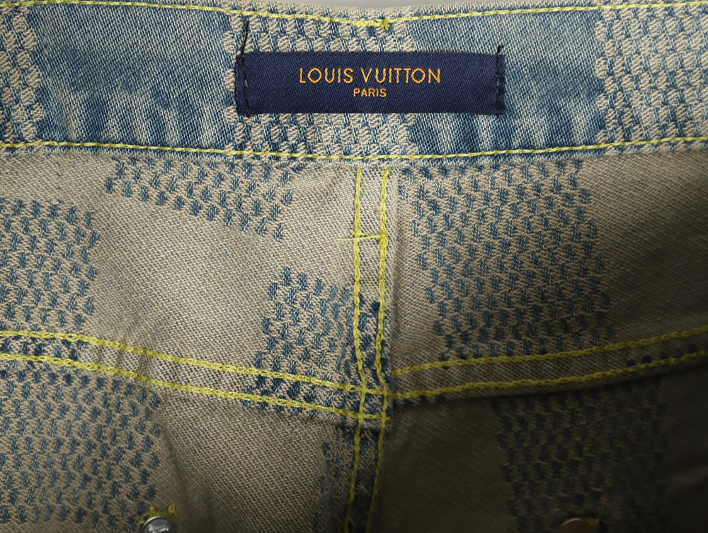 Louis Vuitton Checkerboard Jeans