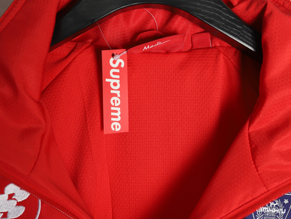 Supreme 3M reflective half-zip pullover jacket