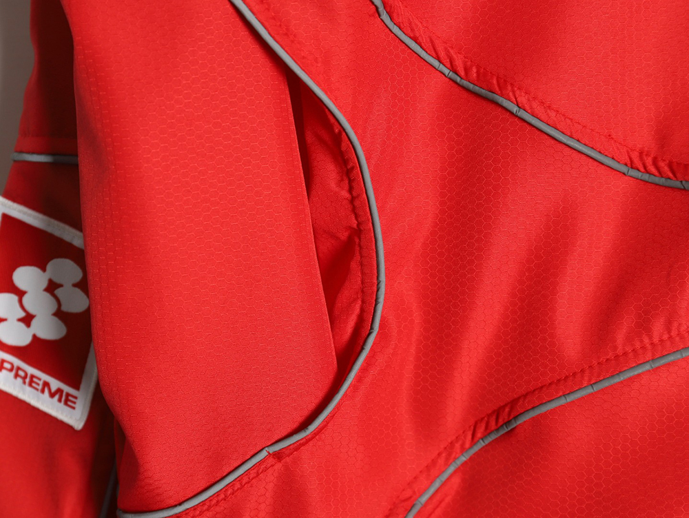 Supreme 3M reflective half-zip pullover jacket