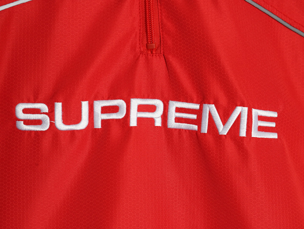 Supreme 3M reflective half-zip pullover jacket