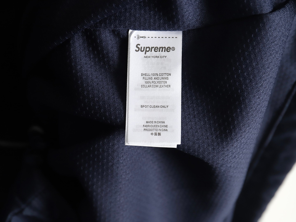 Supreme 3M reflective half-zip pullover jacket TSK1