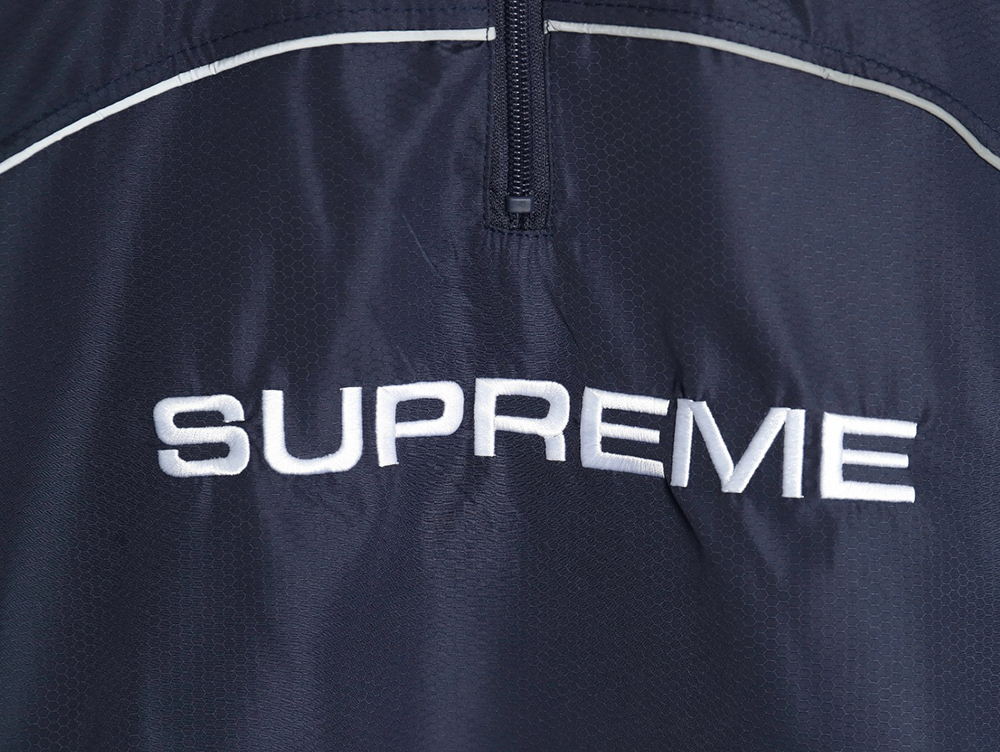 Supreme 3M reflective half-zip pullover jacket TSK1