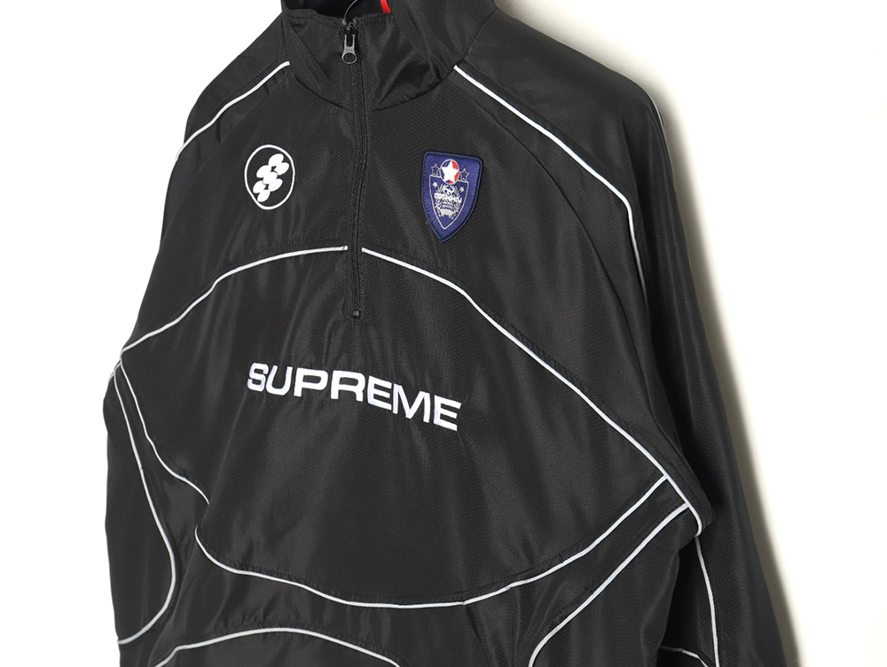 Supreme 3M reflective half-zip pullover jacket TSK2