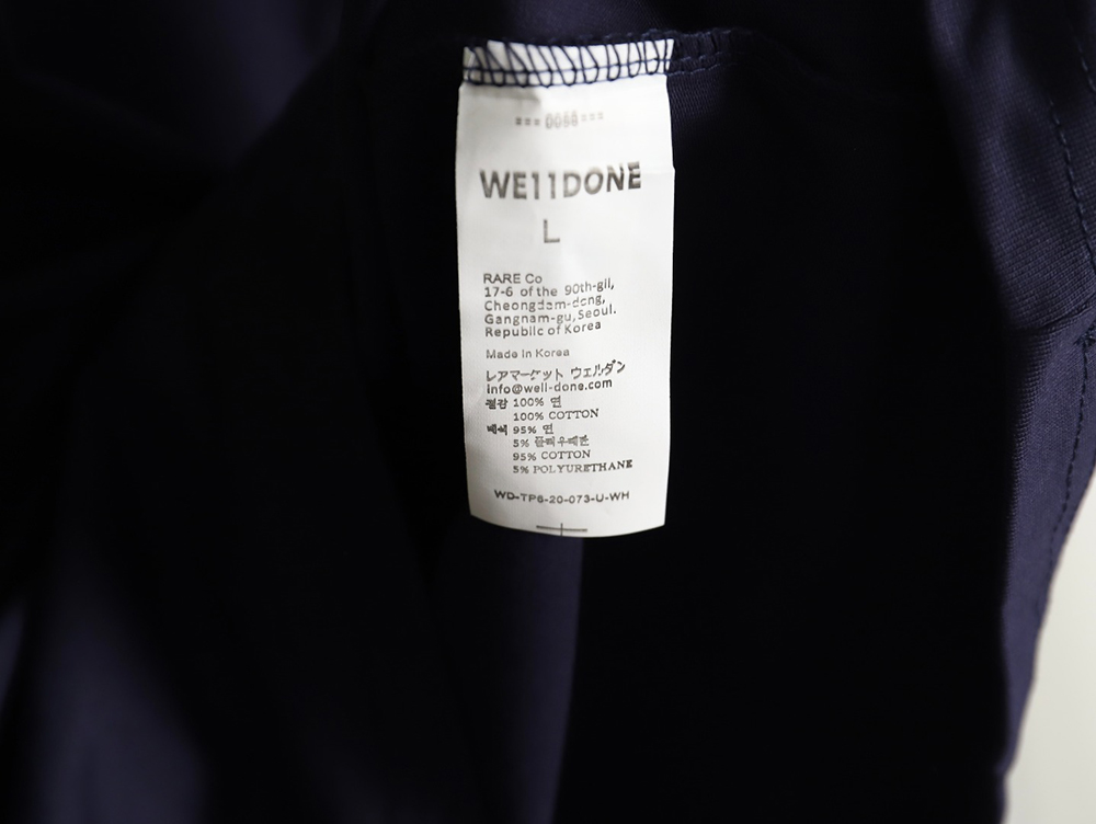 We11 Done Double-sided cute bear print long sleeves