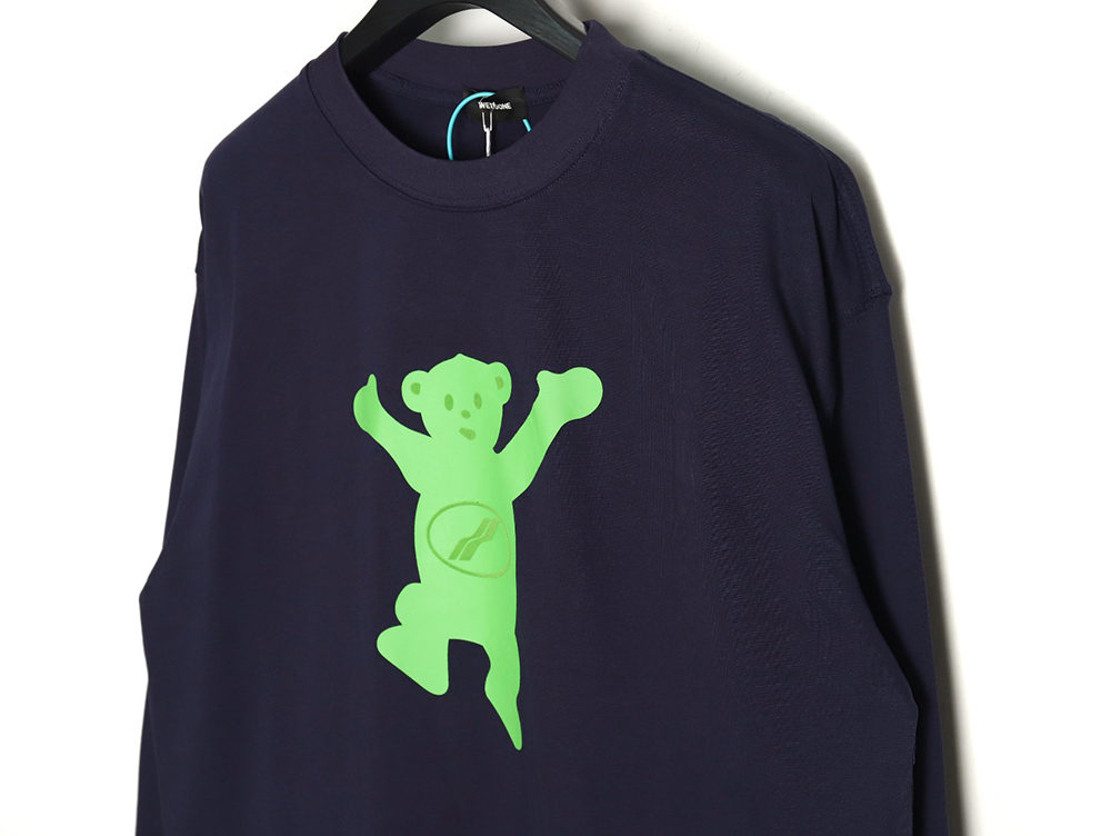 We11 Done Double-sided cute bear print long sleeves