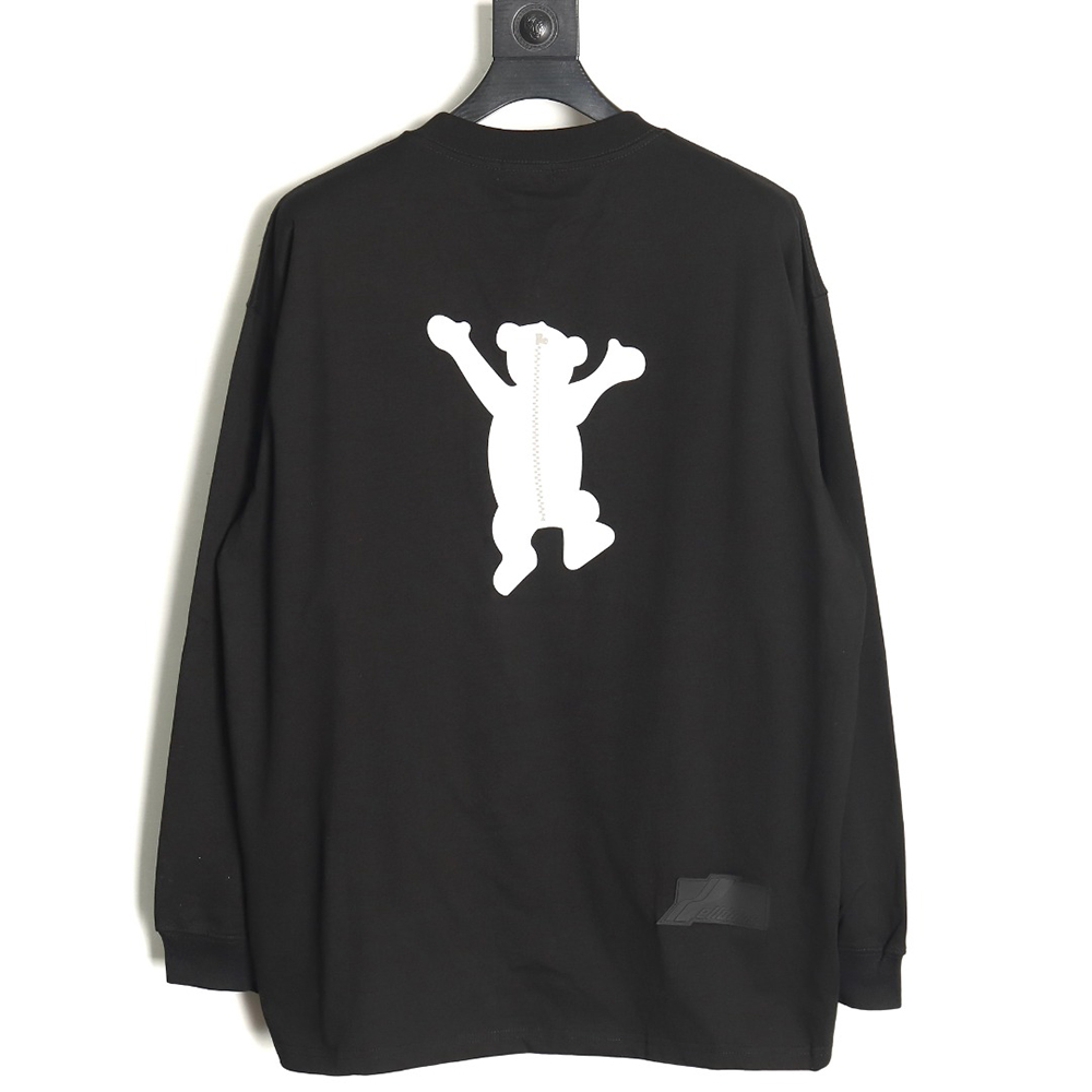 We11 Done Double-sided cute bear print long sleeves TSK1