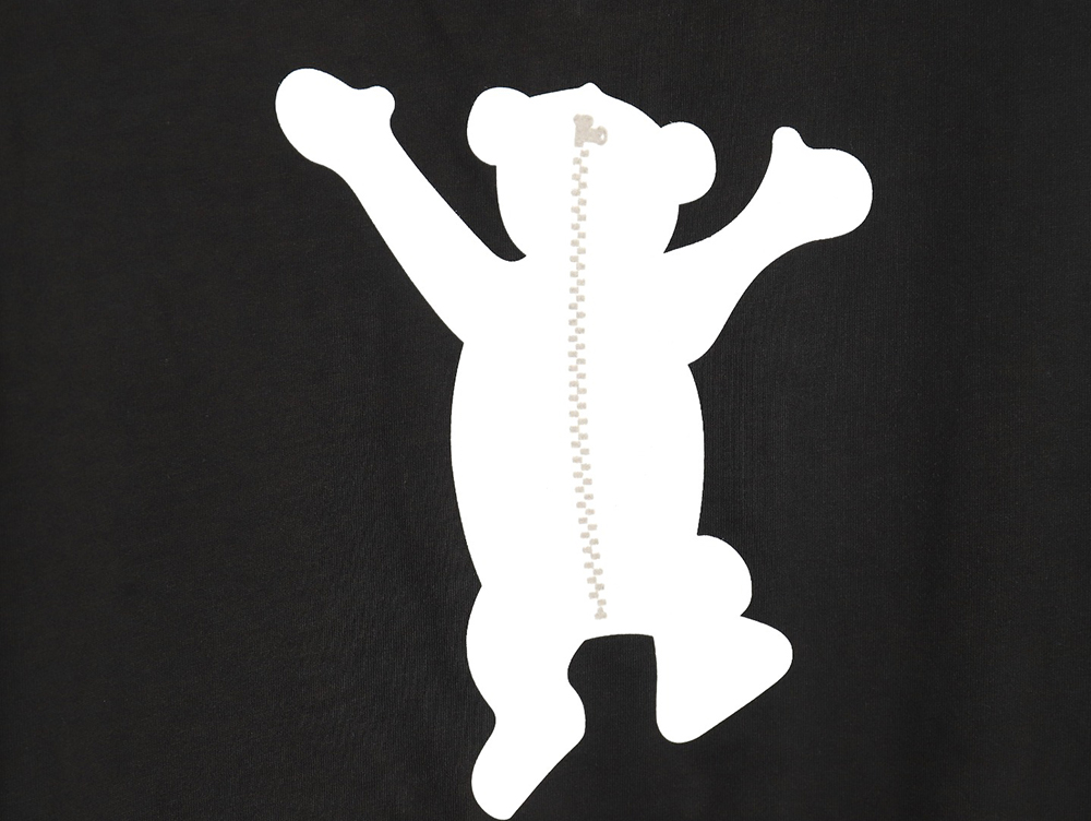 We11 Done Double-sided cute bear print long sleeves TSK1